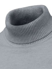[Xingmengzhi OBM] 2pcs Men'S Turtleneck Long Sleeve Sweater Set