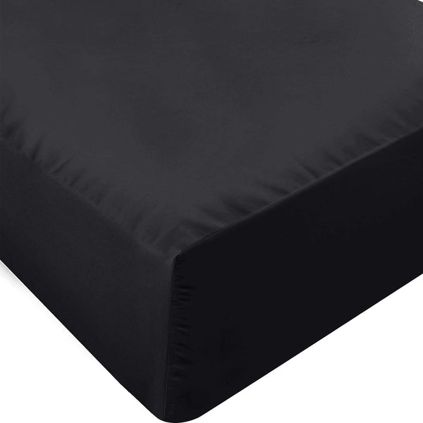 Utopia Bedding Fitted Sheet Double, Grey - Deep Pocket 14 Inch (35 Cm) - Easy Care - OEKO-TEX Certified - Soft Brushed Microfibre Fabric - Shrinkage and Fade Resistant - Bottom Sheet