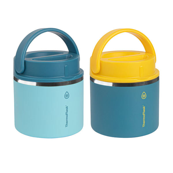 Thermoflask Food Jars 591Ml, 2 Pack in 3 Colours