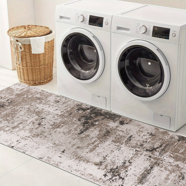 1pc Hallway Runner Rug Non Slip Carpet Runners 80x300cm Modern Abstract Hall Runner Carpet Runner Washable Kitchen Rugs for Hallway Entryway Kitchen Bedroom