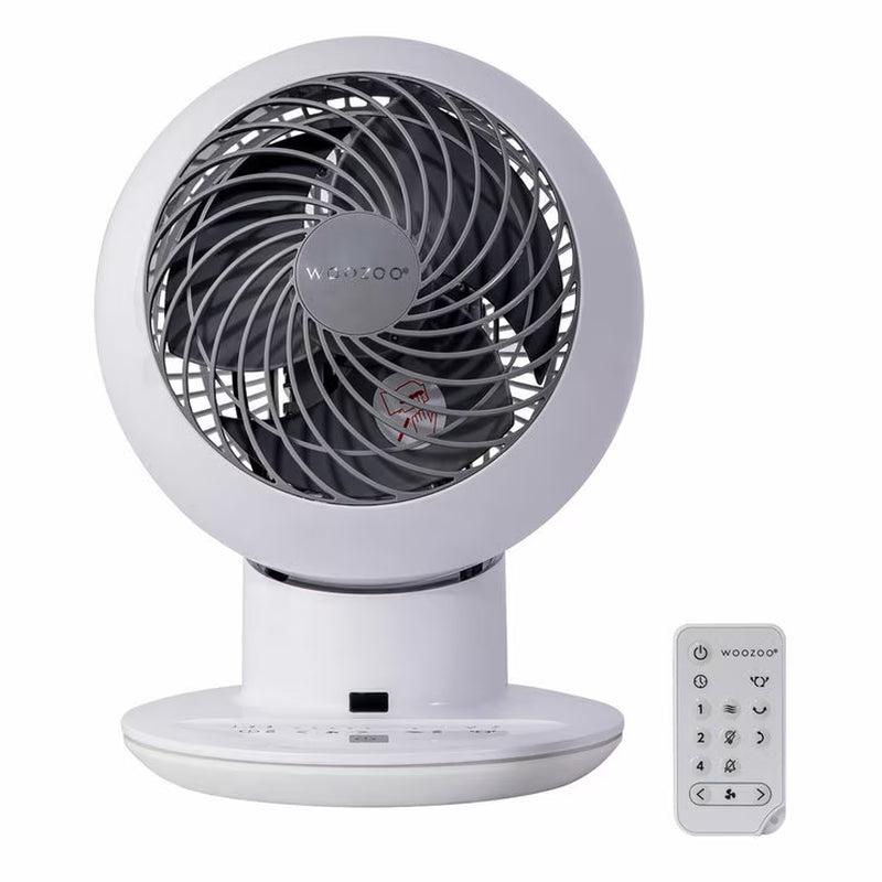 Iris Woozoo Air Circulator Fan with Remote, White