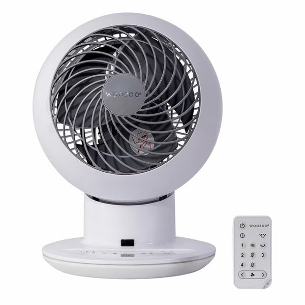 Iris Woozoo Air Circulator Fan with Remote, White