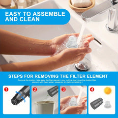 Newly Upgraded Model, Portable Cordless Handheld Vacuum Cleaner, Cyclone Suction Cordless Vacuum Cleaner