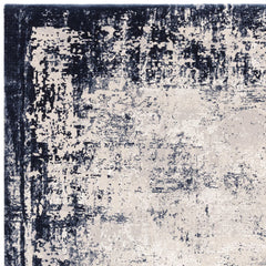 Kuza Border Navy Rug, 160 X 230 Cm