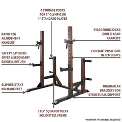 Steelbody STB-70105 Base Trainer Squat Rack