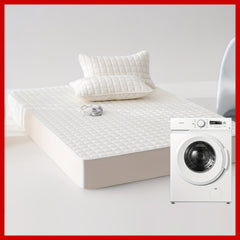 1pc Multicolor Mattress Protector, No Pillowcase And Insert Included, Soft Comfort Solid Color Fitted Sheet Bedding Cover, Minimalist Breathable Bedspread Suitable For Bedroom And Guest Room, Reusable Underpads