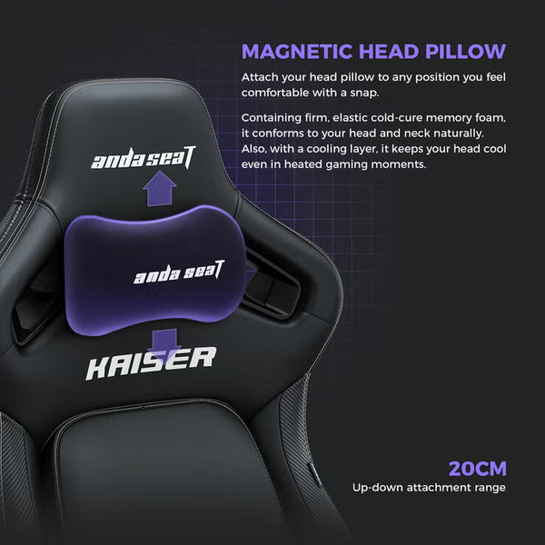 Anda Seat Kaiser 4 Series Extra Large Gaming Chair, Black