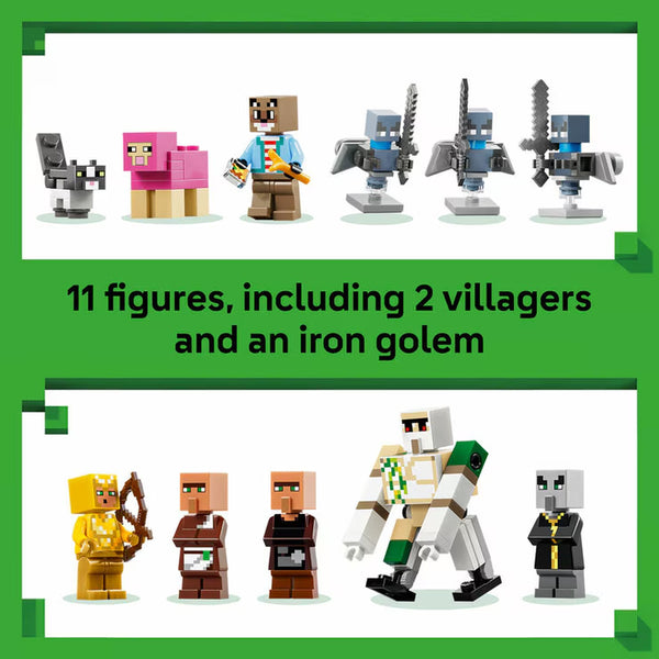 LEGO Minecraft Evoker Village Attack - Model 21596 (9+ Years)