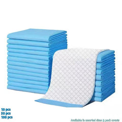 10/50/100pcs Super Absorbent Dog Diaper Mats, Leak-Proof, Quick-Dry Thick Deodorant Puppy Urine Pads Dog Toilet Mats For Potty Training Made of Polyester Fiber