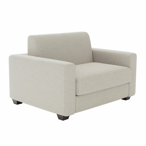 Lucas Natural Fabric Snuggler Sofa Bed