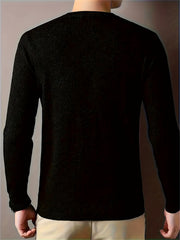 100% Cashmere Men'S Sweater Perfect for Casual Comfort Business Layering The Fabric Is Soft Exceptionally Warm