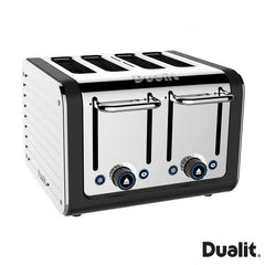 Dualit Architect Kettle & 4 Slot Toaster, Matt Black