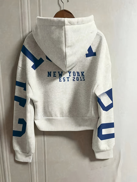 Y2K Fashion Printed Hoodie Sweatshirt