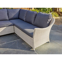 Bramblecrest Monterey Rattan Modular U-Shaped 4 Piece Fire Patio Set