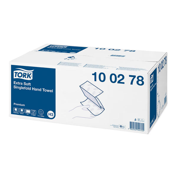 Tork Extra Soft Singlefold Premium Hand Towels, 15 X 200 Sheets Pallet Deal (25 Units)