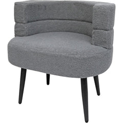 Alivio Sherpa Sofa Chair for Living Room & Bedroom (Grey)