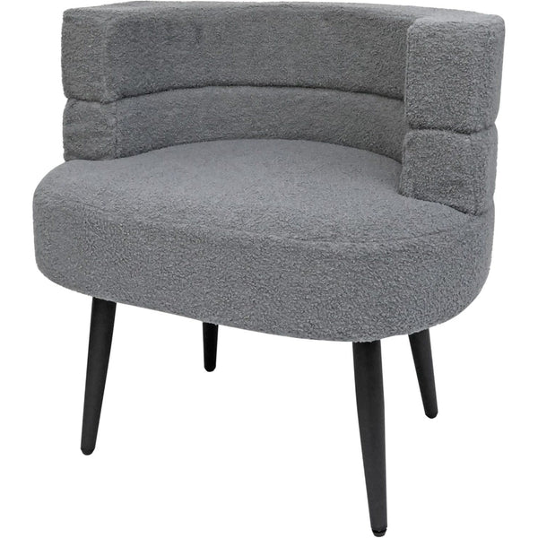 Alivio Sherpa Sofa Chair for Living Room & Bedroom (Grey)