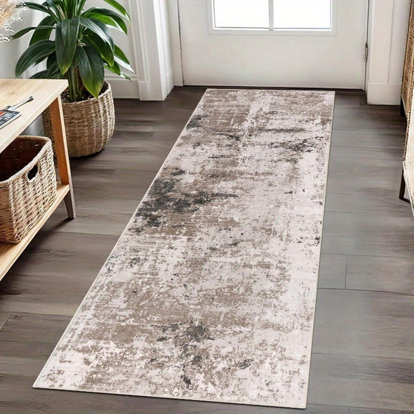 1pc Hallway Runner Rug Non Slip Carpet Runners 80x300cm Modern Abstract Hall Runner Carpet Runner Washable Kitchen Rugs for Hallway Entryway Kitchen Bedroom
