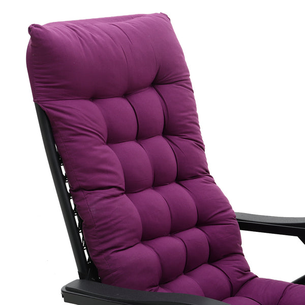 Garden Bench Cushion Chair Cushion, Sun Lounger Cushion Pads 160*50*8cm Thick Garden Recliner Chair Replacement Anti-Slip Cushion Sunbed Cushion 2 3 Seater Seat Pad for Porch Swing Patio Lawn Various Colour Options