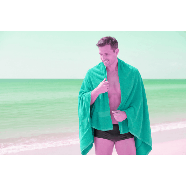 Pack of 4 Jumbo Bath Sheets Set 100% Egyptian Cotton (80x140 CM) Quick Dry 500GSM Highly Absorbent Soft Feel Bath Sheets XL Bathroom Towel Perfect for Daily Use