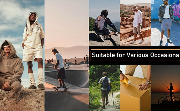 2pcs Men's Cargo Capri Pants with Drawstring Waist, Large Pockets, and Letter Patches for Summer, Fashion Casual Athletic Trousers