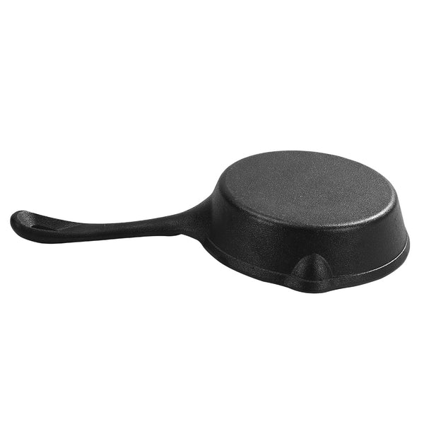 20cm Cast Iron Pot, Retro Portable Cast Iron Pot, Can Be Used for Camping/home Cooking, Even Heating, Size: 37*20*4.5cm (black)