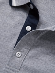 Men'S Polo Shirt Fashion Casual Set Pique Mesh Letter Pattern Top And Bottom