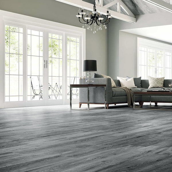 36-Piece Grey Wood Effect Vinyl Flooring Self-Adhesive Floor Planks, 5.0m² PVC Floor Tiles for Living Room, Bedroom, Kitchen, Office