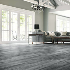 36-Piece Modern Grey Wood Effect PVC Self-Adhesive Flooring, 5.0m² Vinyl Floor Tiles for Living Room, Bedroom, Kitchen