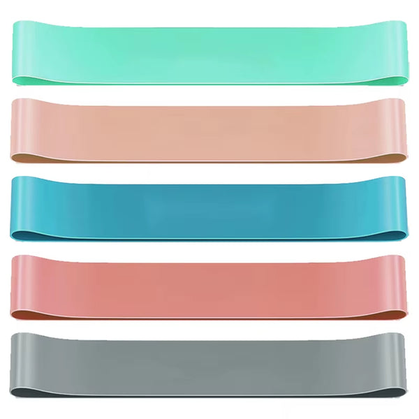 Different Resistance Bands Yoga Band Fitness Exercise Training Hip Tension Band Leg Squat Dance Elastic Loop Stretch Band