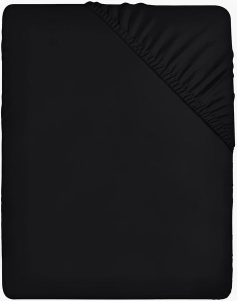 Utopia Bedding Fitted Sheet Double, Grey - Deep Pocket 14 Inch (35 Cm) - Easy Care - OEKO-TEX Certified - Soft Brushed Microfibre Fabric - Shrinkage and Fade Resistant - Bottom Sheet