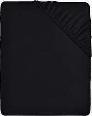 Utopia Bedding Fitted Sheet Double, Grey - Deep Pocket 14 Inch (35 Cm) - Easy Care - OEKO-TEX Certified - Soft Brushed Microfibre Fabric - Shrinkage and Fade Resistant - Bottom Sheet