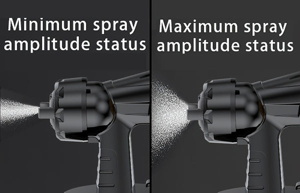 High Pressure and Low Flow HVLP Spray Gun, Suitable for Indoor and Outdoor Walls, Wood, Fences, Decks, Furniture - Including Adjustable Spray Mode and Ergonomic Design, Simple, Portable and Wireless, Suitable for Family Christmas Gifts.