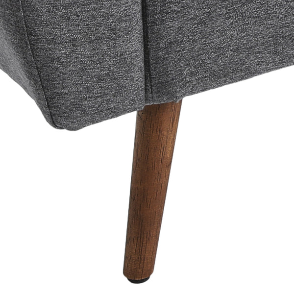 1pc Upholstered Bench Chiar With Storage Box, Padded Bench With Storage Space, Window Seat Bench, End of Bed Bench, Shoe Bench, Footstool With Wooden Legs For Hallway, Living Room, Bedroom, 153*46*54cm