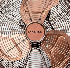 Schallen Copper Metal High Velocity Cold Air Circulator Adjustable Floor Fan with 3 Speed Settings (14