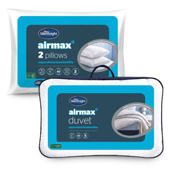 Silentnight Airmax 10.5 Tog Duvet & Pillow Pair Bundle, Single