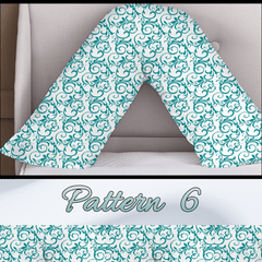 T&T Printed V Pillow Covers Easy Care Head Back Neck Maternity Support 74x34cm