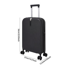 Foldable 20 Inch Trolley Luggage, Compact Carry-On Travel Suitcase, Durable Collapsible Luggage with Adjustable Handle, Ideal for Holiday Vacations, Train Journeys and Easy Storage At Home, 1pc