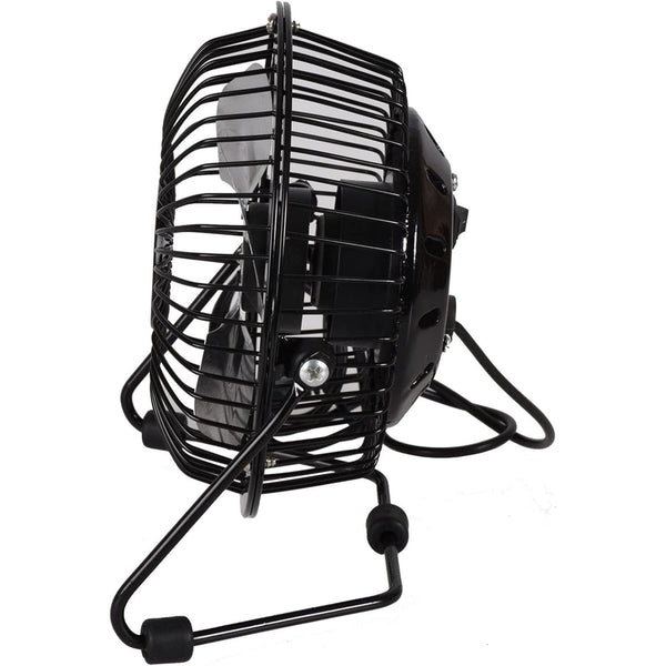 4 Inch USB Desk Table Shelf Fan Portable Personal Adjustable 360° Tilting Tilt Electric Air Cooling Home Office Fan