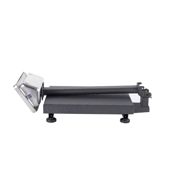 100kg deep gray high-precision electronic platform scale, iron material platform scale, 30 * 40cm tabletop, 50g division value, storage of 5 unit prices and 99 accumulations, supermarket and vegetable market logistics weighing, commercial scale.