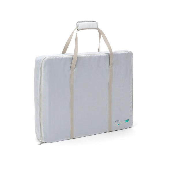 Tutti Bambini Cozee Go Day & Night Travel Cot Bundle, Walnut & Ecru