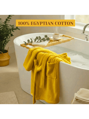 Mens and Ladies Shawl Collar Bathrobe 100% Egyptian Cotton Unisex Shawl Collar Dressing Gown Terry Towelling Bathrobe One Size