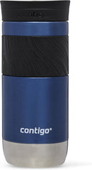 Contigo Byron Snapseal Travel Mug | Stainless Steel Thermal Mug | Vacuum Flask | Leakproof Tumbler | Coffee to Go Mug with BPA Free Easy-Clean Lid