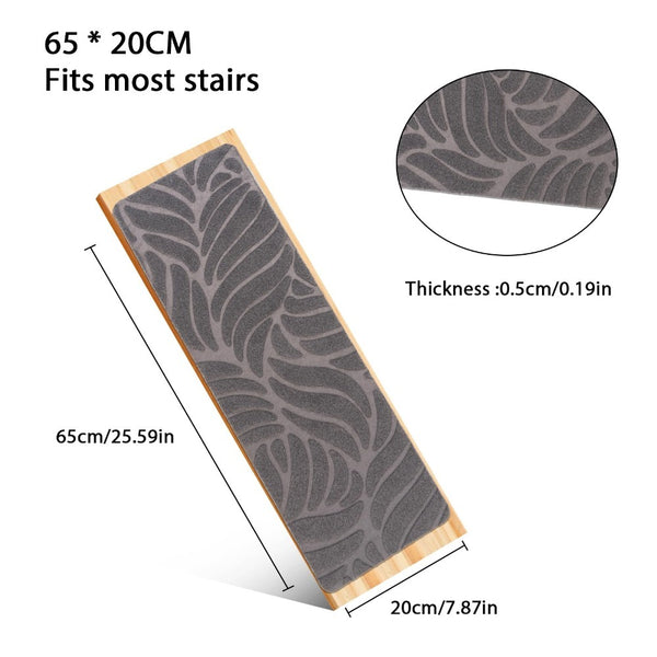 15pcs Set of 65X20Cm Anti Slip Stair Step Pad, Bottom Anti Slip, Detachable And Washable Step Pad, Suitable for Household Use