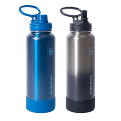 Thermoflask Stainless Steel 1.2L Water Bottle, 2 Pack in Green & Purple
