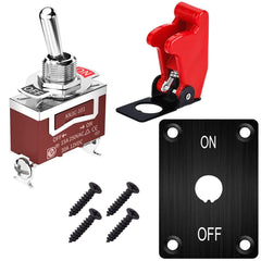 Gebildet Metal Toggle Switch 25A 12VDC/15A 24VDC/10A 250VAC/ 15A 125VAC SPST On/Off 2Pin 2 Position