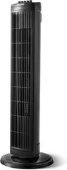 Pelonis 30-Inch Advanced Bladeless Tower Fan with Remote Control, 3 Adjustable Speeds, Ultra-Quiet Cooling, 7-Hour Programmable Timer - Perfect for Home, Office, and Bedroom Comfort