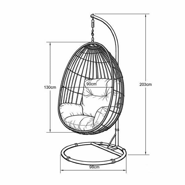 Marigold Hanging Egg Chair