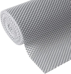 Shelf Liner, Non-Adhesive Roll Drawer Liners 12 Inches X 20 Feet, Non Slip Grip Durable Strong Clean, Shelving Liner for Kitchen Cabinets,Storage, Desks, Kitchenware, Tableware, Light Gray