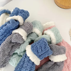 8 Pairs Women's Winter Thermal Fleece Socks